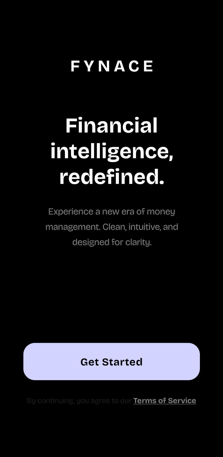 Fynace screen 1
